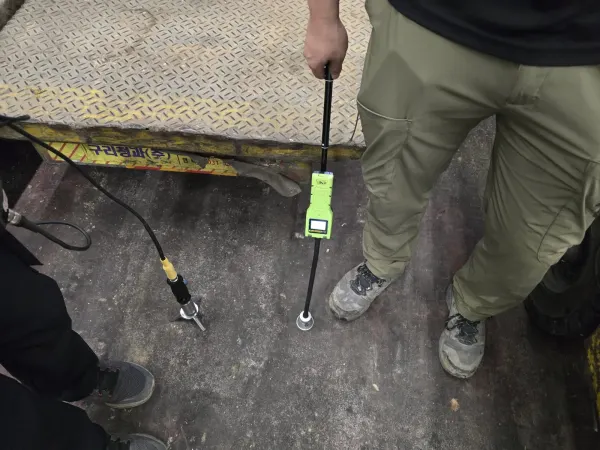 구리 대형시장 150mm 강관 소방배관 누수탐지